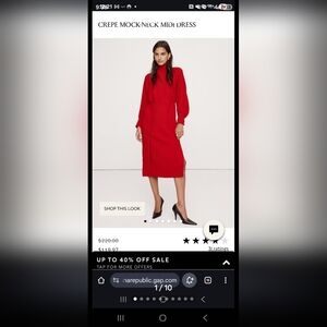 Banana Republic Scarlet Long Sleeve Dress